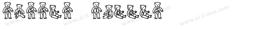 Sassys Teddys 1字体转换